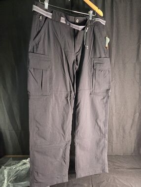NWT Duluth Trading Company Men's Dry On The Fly Cargo Pants Black Large X 30